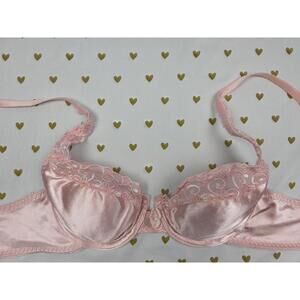 Victorias Secret VINTAGE Satin Sexy removable padding BRA Push Up 36A Y2k